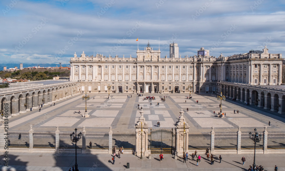 The Royal Palace in Madrid called Palacio Real