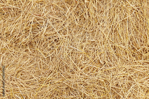 Fotografia straw, dry straw, hay straw yellow background, hay straw texture