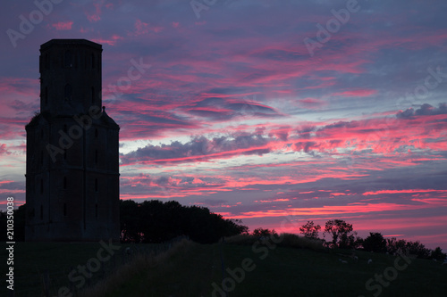 Horton Tower Dorset at Sunset