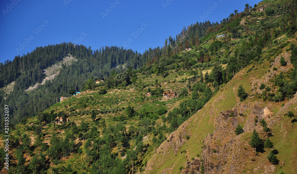 Naklejka premium mountain view