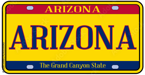 Arizona Spoof State License Plate