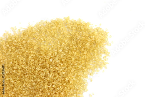 Brown sugar from sugar cane heap, Background granulated sugar yellow, Sucrose sugar, Red sugar texture background