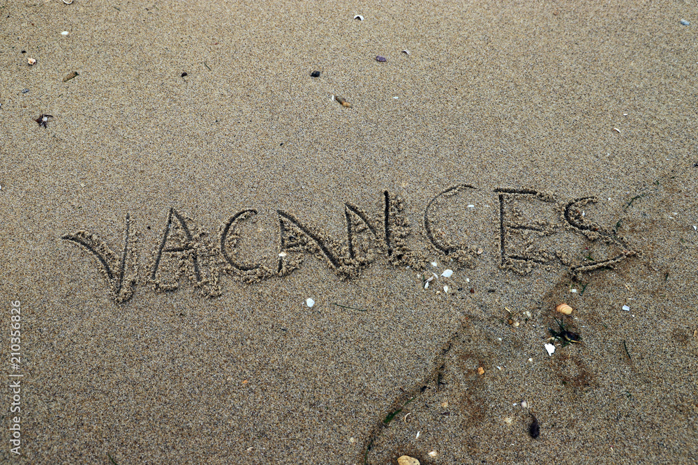 Fototapeta premium vacances sur le sable