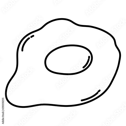 line fried egg breakfast protein nutrition