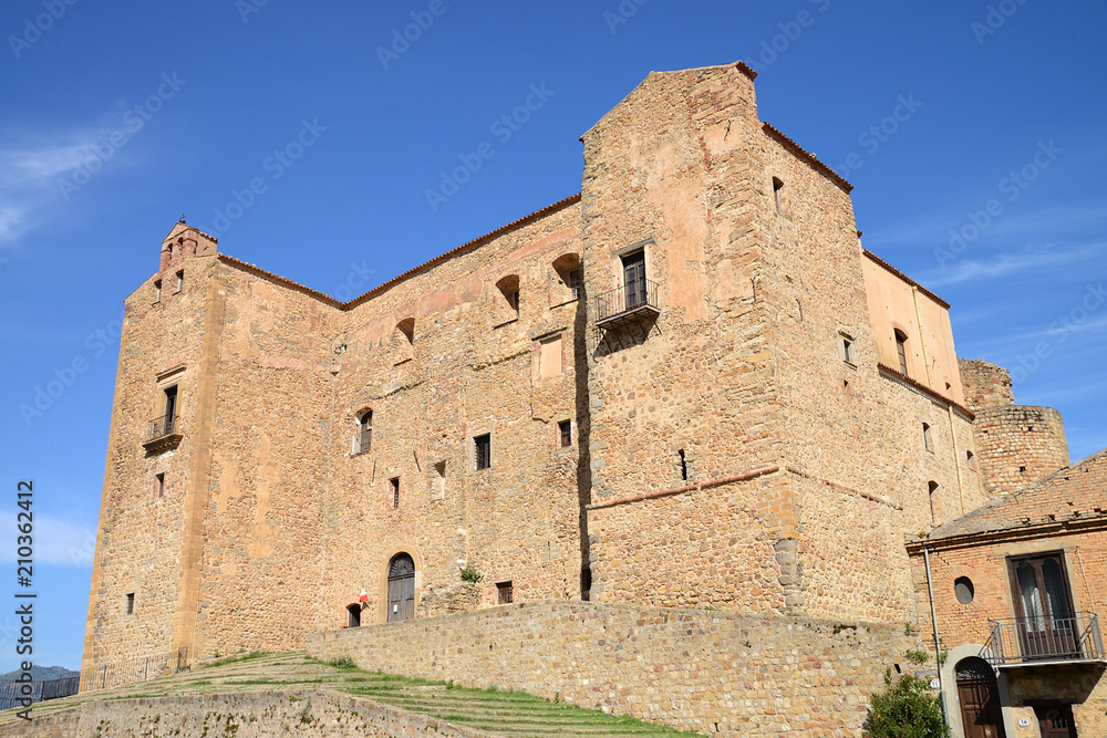 Castle of the Ventimiglia Castelbuono, Sicily, Italy