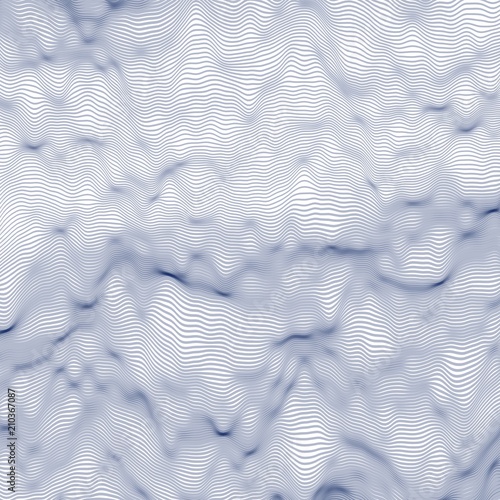 abstract vector wave