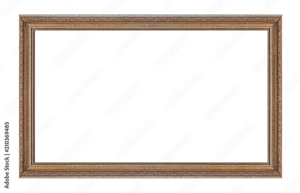 Golden frame for paintings, mirrors or photo Golden frame for paintings, mirrors or photo