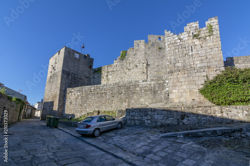 Castillo de la villa de Castro Caldelas  Orense Galicia photo