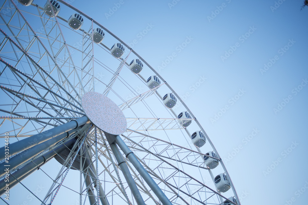 Ferris wheel against the sky