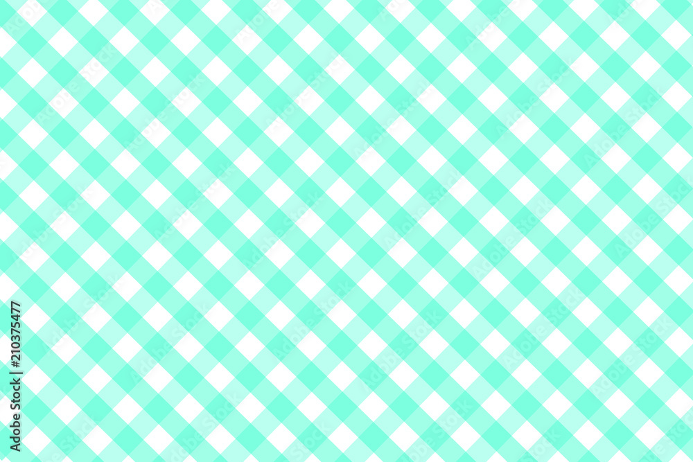 Aqua Gingham pattern. Texture from rhombus/squares for - plaid, tablecloths, clothes, shirts, dresses, paper, bedding, blankets, quilts and other textile products. Vector illustration. Aqua Gingham pattern. Texture from rhombus/squares for - plaid, tablecloths, clothes, shirts, dresses, paper, bedding, blankets, quilts and other textile products. Vector illustration.
