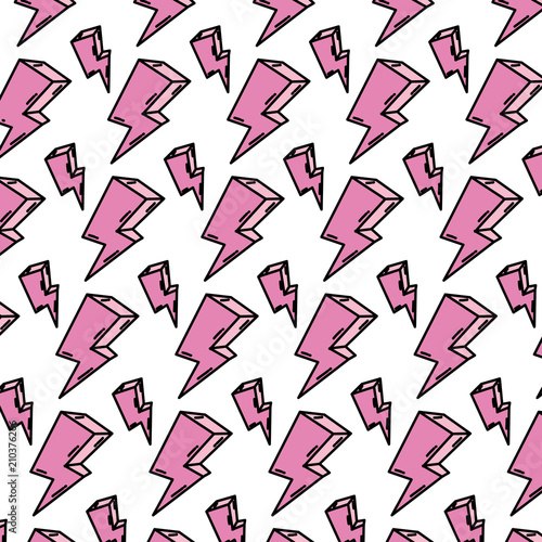color cute thunder ray weather background