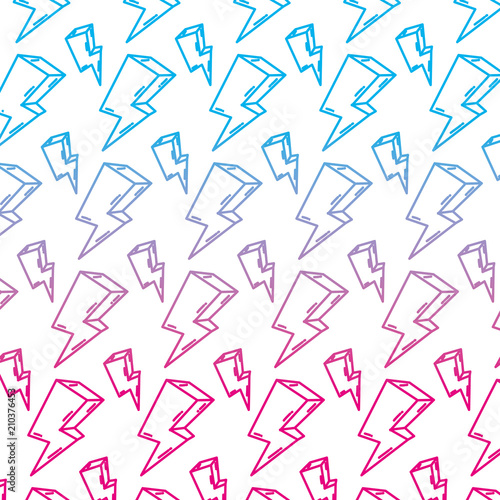 degraded line cute thunder ray weather background