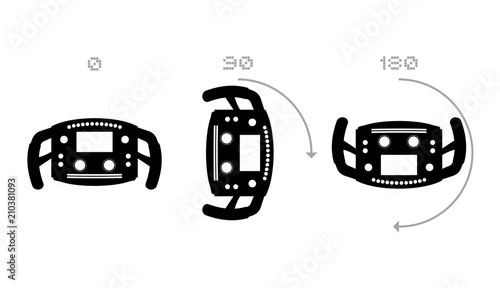 steering wheel of formula car
