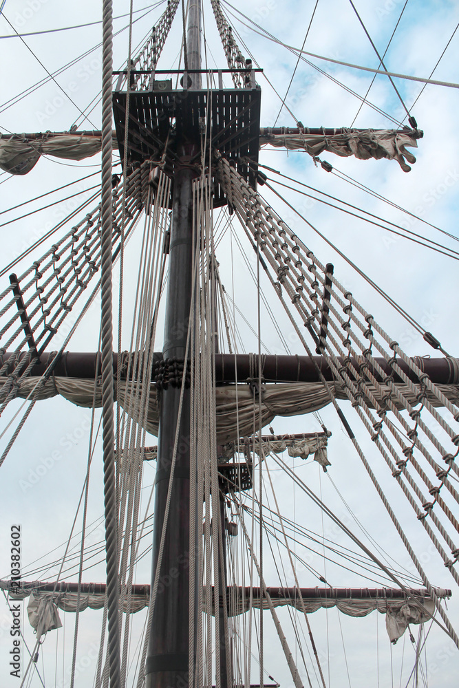 Obraz premium vintage pirate ship