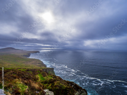 The amazing Fogher Cliffs at the Irish west coast