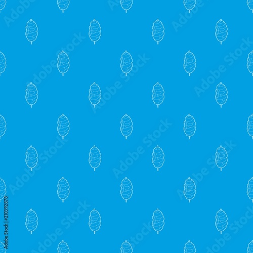 Shawarma pattern vector seamless blue repeat for any use