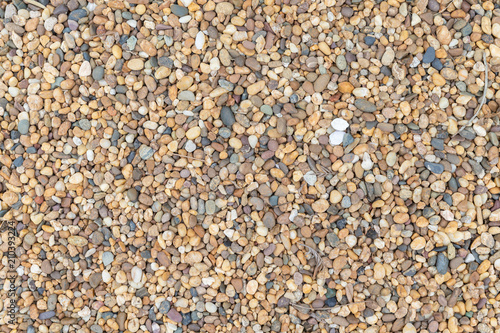 Small stones and gravel texture background.