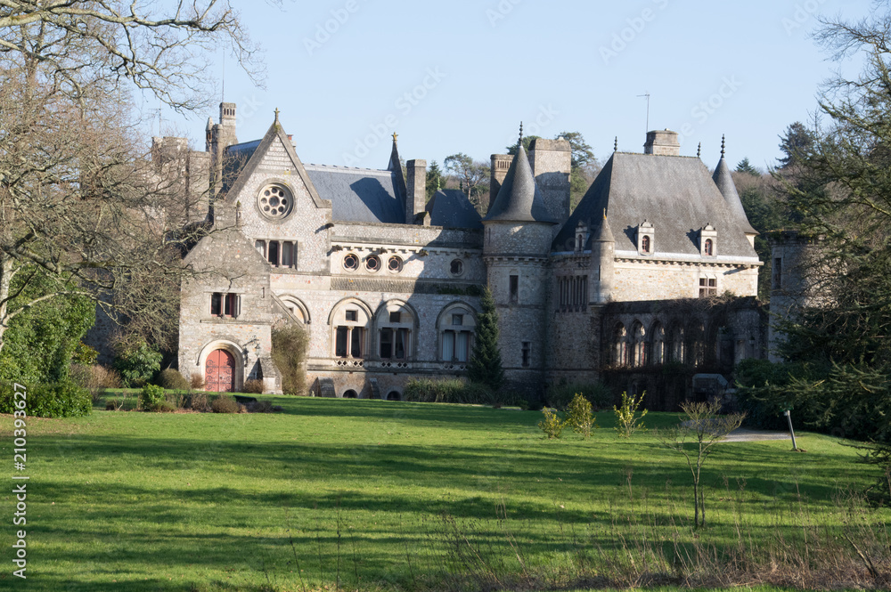 chateau de martinvast, normandie
