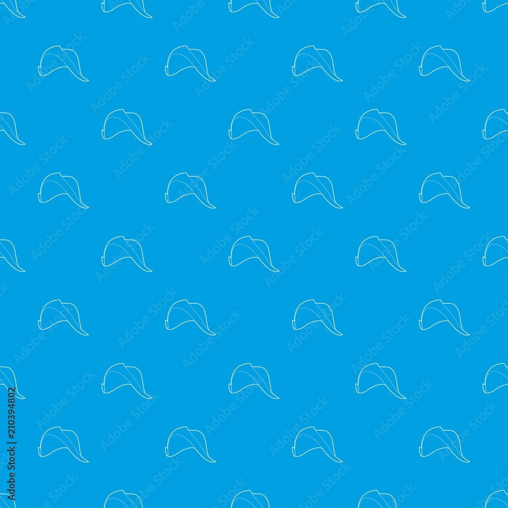 Fisherman hat pattern vector seamless blue repeat for any use Fisherman hat pattern vector seamless blue repeat for any use