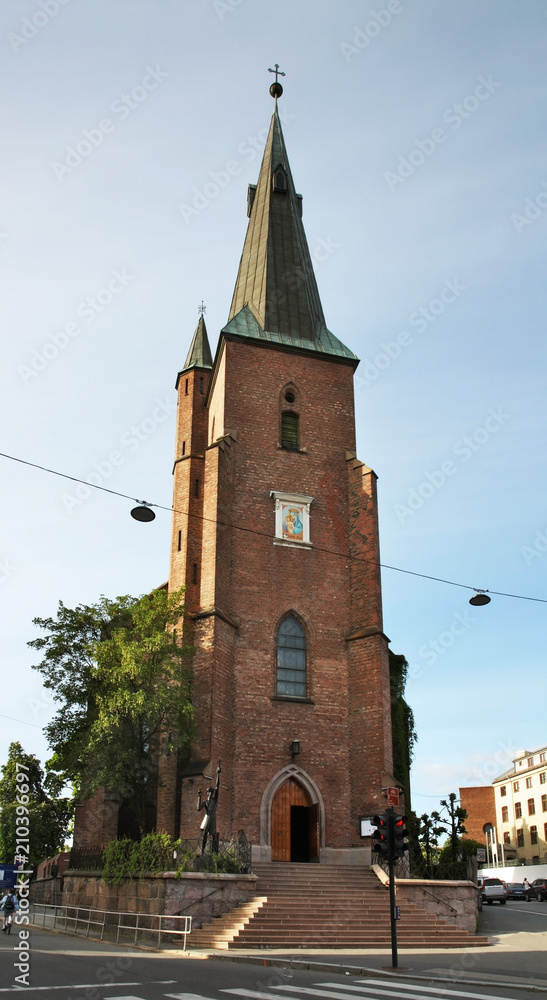 Margaretakyrkan church in Oslo. Norway
