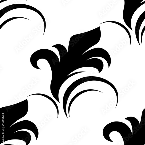 seamless abstract pattern with swirl