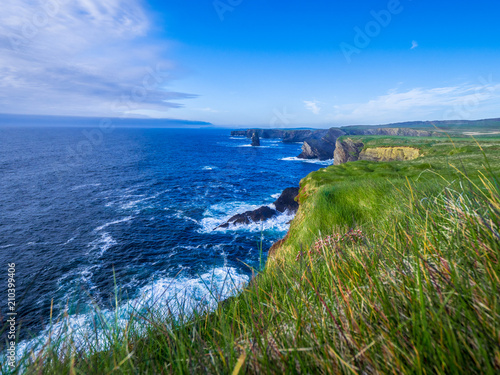 Amazing view over the Cliffs of Kilkee in Ireland