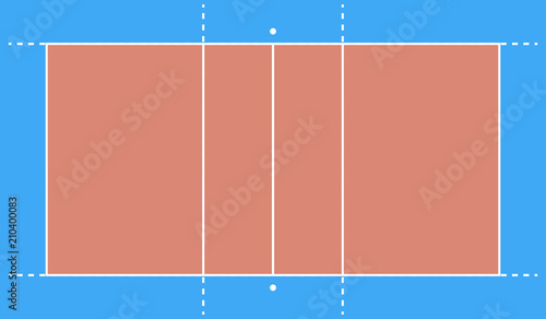 volleyball field background. vector illustration eps 10