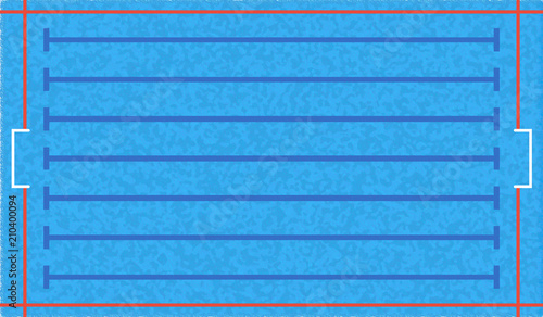 water polo pool background. vector illustration eps 10