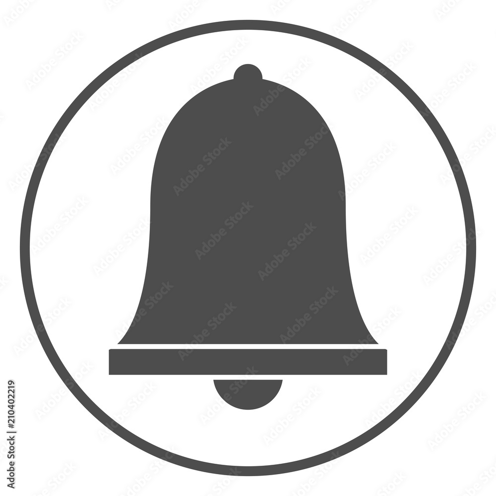 Bell icon. Reminder button. Vector. Bell icon. Reminder button. Vector.