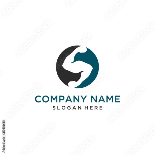 Letter S gym logo design