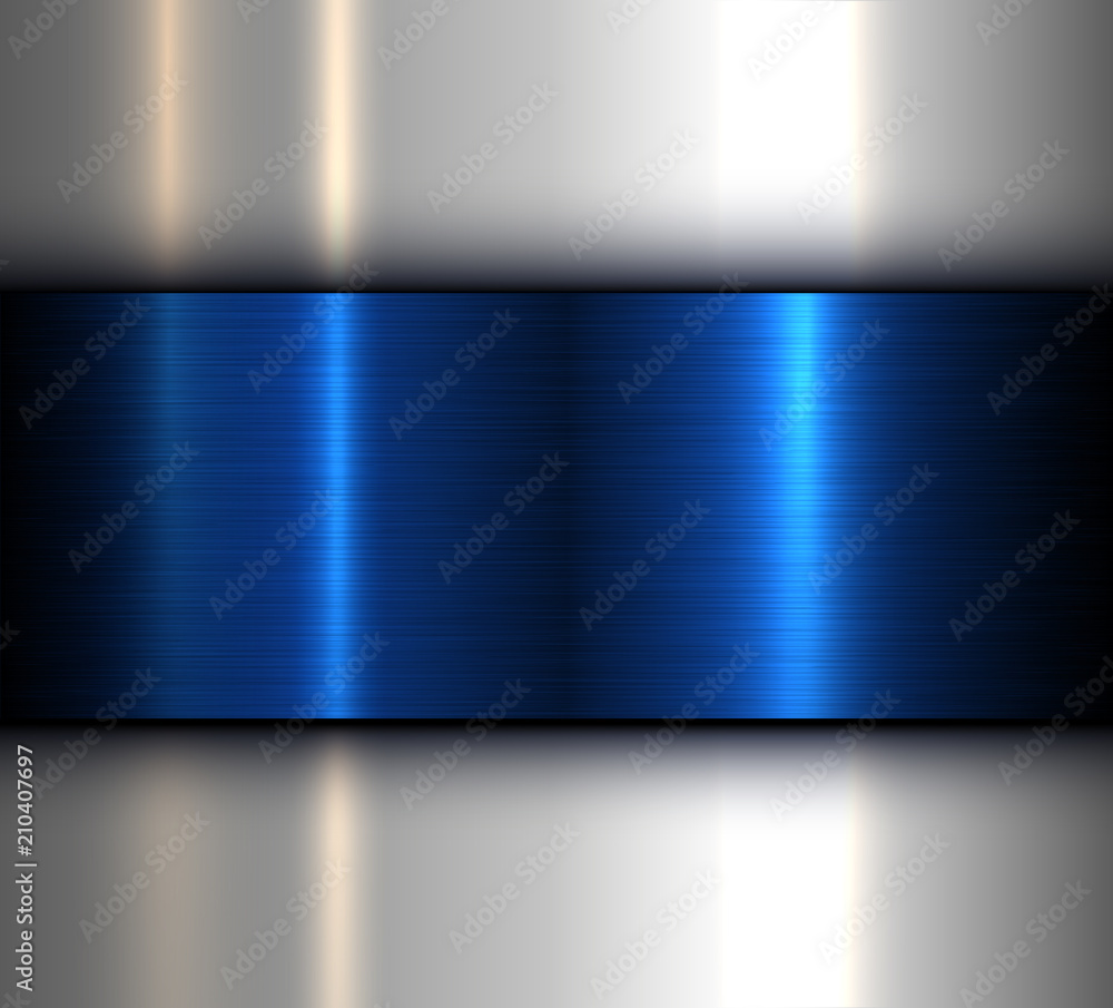 Metal background, blue brushed metallic texture Metal background, blue brushed metallic texture