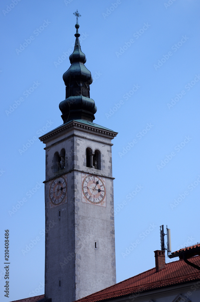 clocher en slovenie 