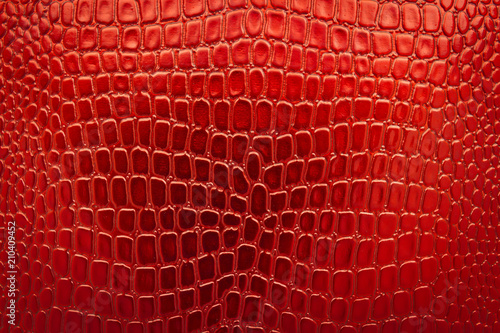 glossy crocodile skin