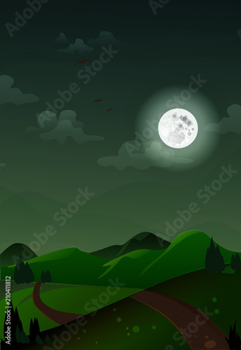 Landschaft Nacht
