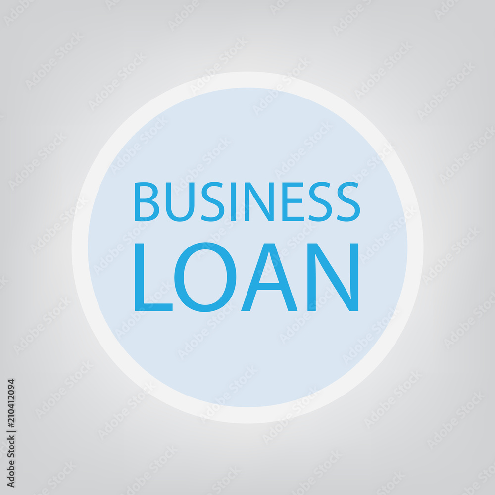 business loan concept- vector illustration business loan concept- vector illustration
