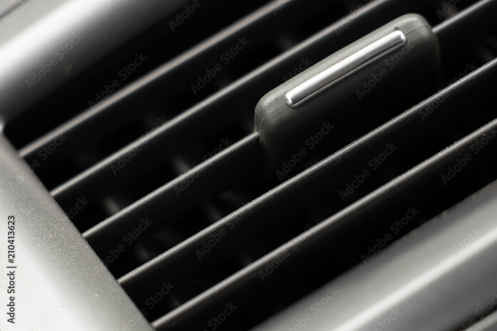 Close up of air conditioner in modern car Close up of air conditioner in modern car