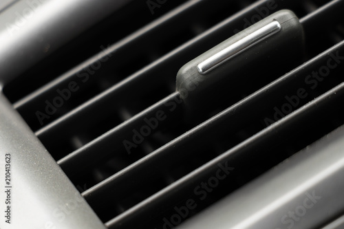 Close up of air conditioner in modern car