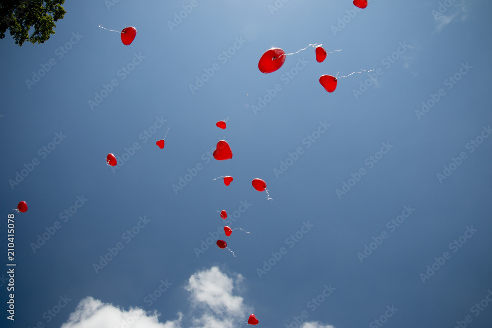 herzförmige Ballons herzförmige Ballons
