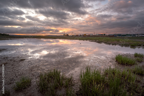 Mudflats of Ship creek