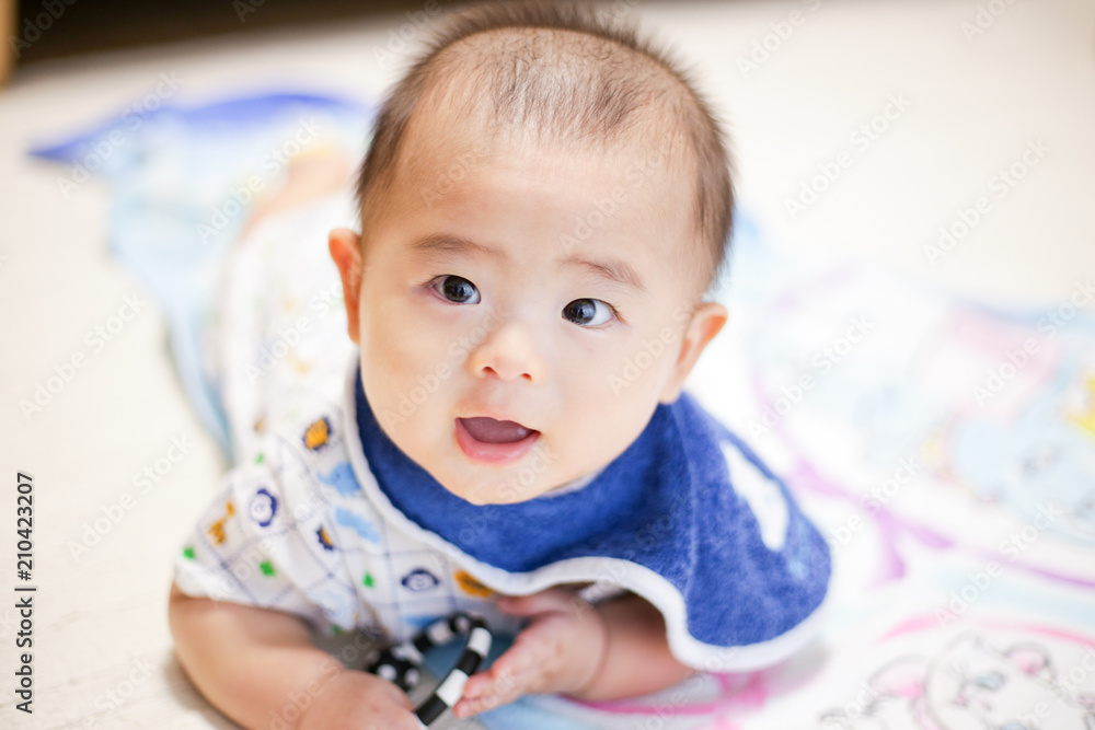 赤ちゃんの顔のアップ 赤ちゃんの顔のアップ