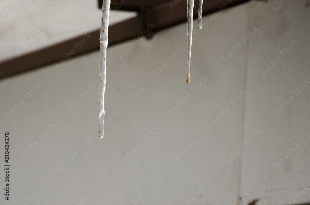 Stalactite in Winter Stalactite in Winter