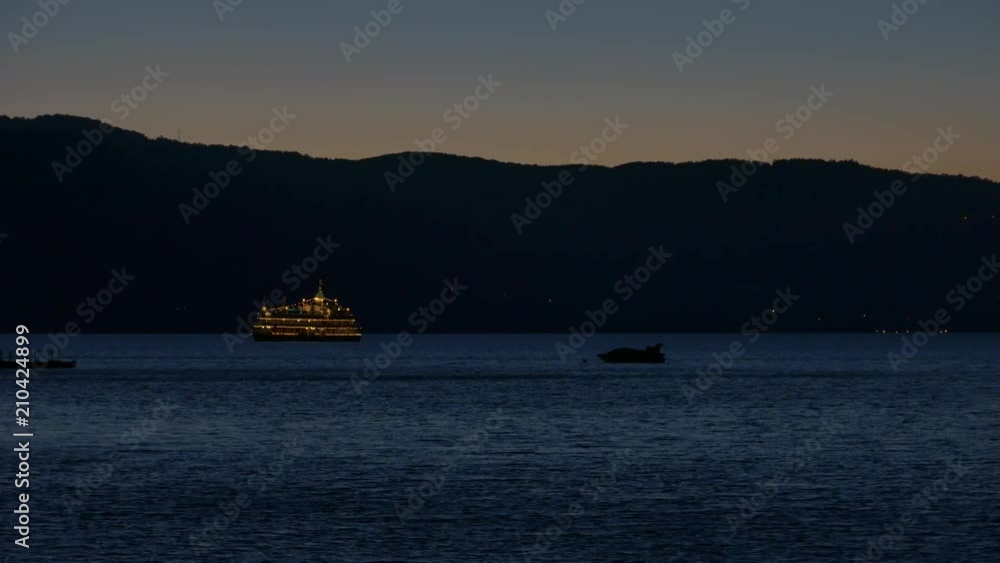洞爺湖夜景 洞爺湖夜景