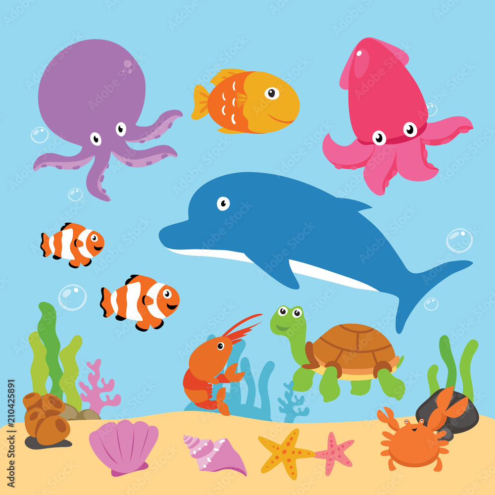 ocean vector collection design ocean vector collection design