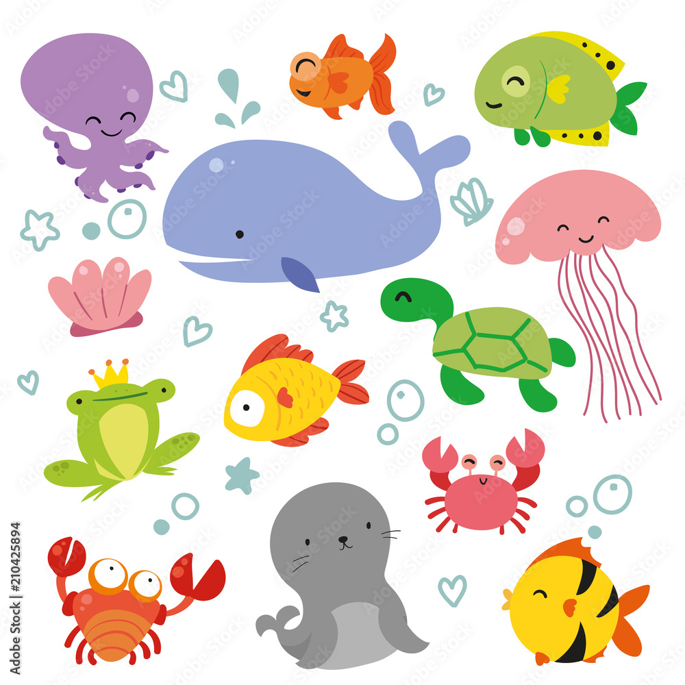 ocean vector collection design ocean vector collection design