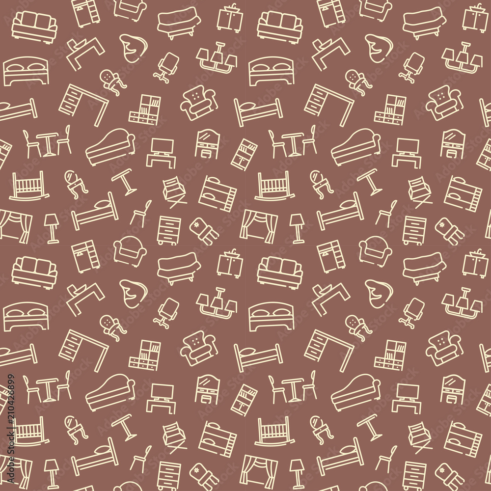 Line furniture background Line furniture background