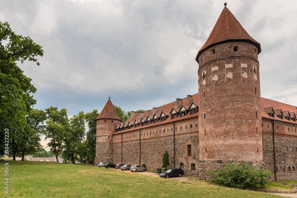 Gothic teutonic Knights castle in Bytow. Poland