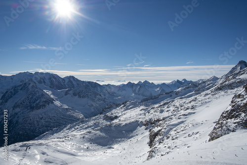 A panorama from Hintertux glacier