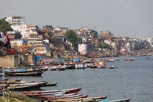 Burning Ghat at Varanasi, India photo