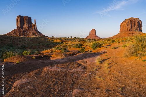 Monument valley Navajo Arizona usa. 06-06-17    beautiful Monument valley at sunset