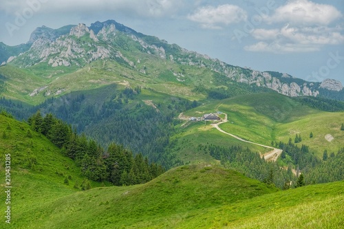 Finding freedom in the mountains. Ciucas Mountains in Romania. © Viorel